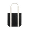 Harold Two Tone Tote Bags Black Cream